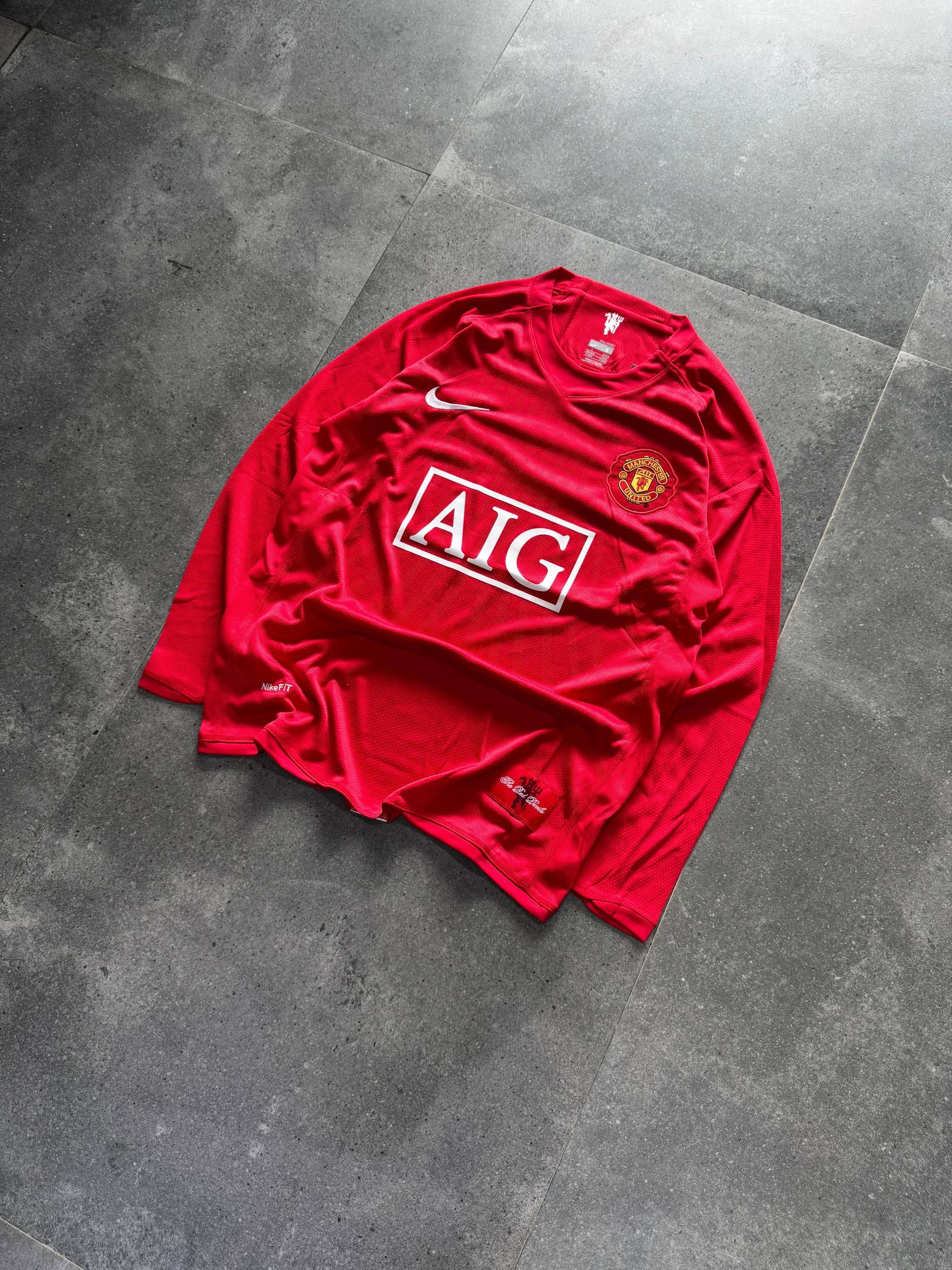 MANCHESTER UNITED 2007-08 RETRO LONGSLEEVE